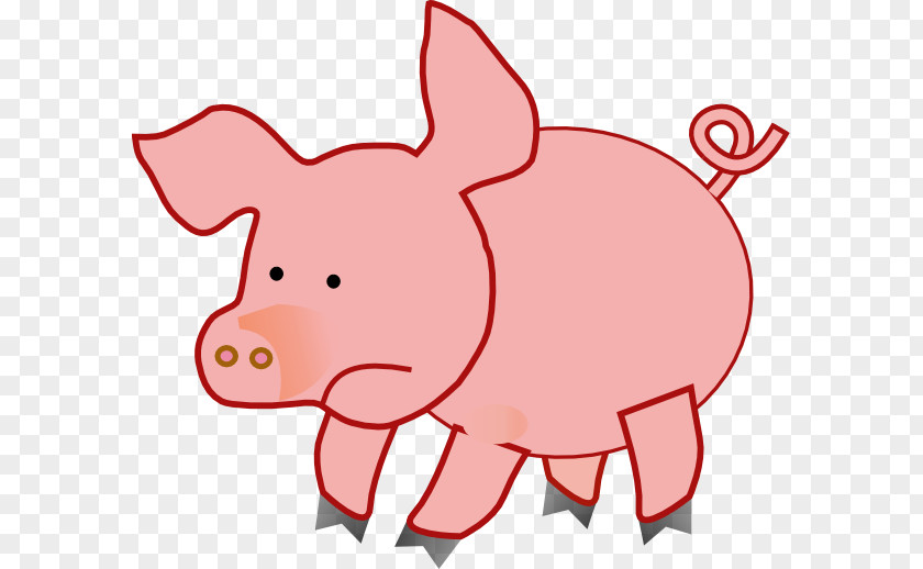 Thick Clipart Pig Clip Art PNG