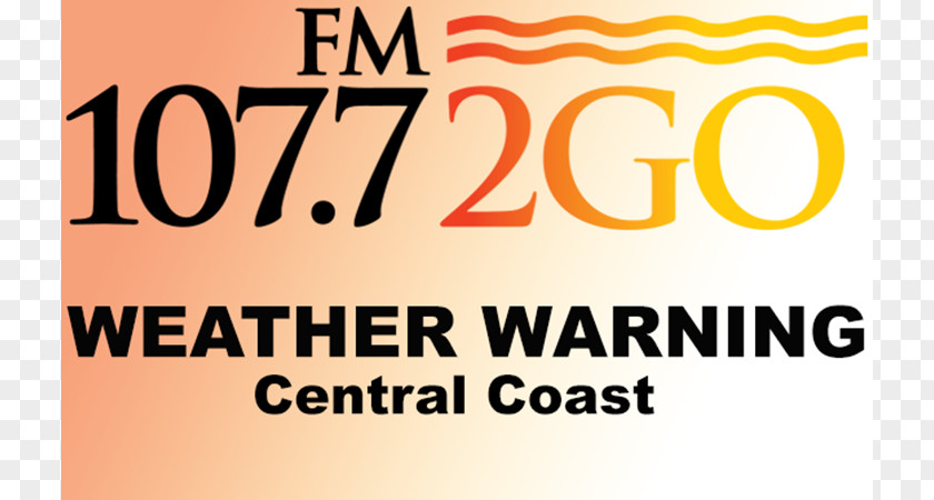 Weather Warning 2GO FM 107.7 Broadcasting Triple M LocalWorks PNG