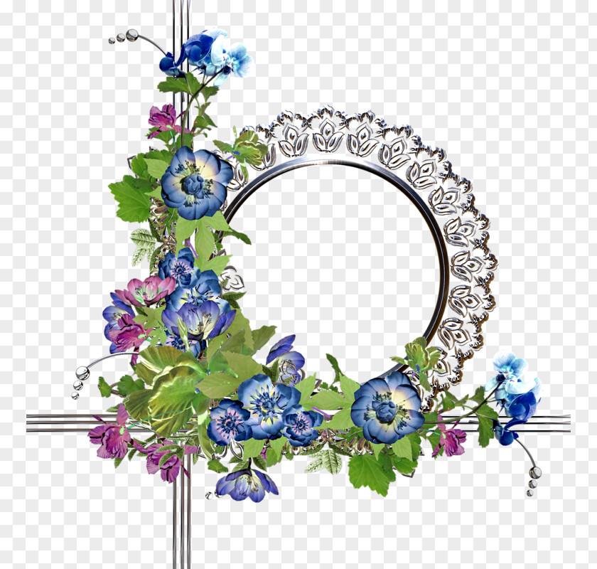 Wildflower Morning Glory Background Flowers Frame PNG