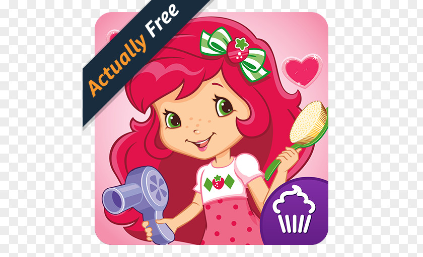 Beauty Parlour Strawberry Shortcake Food Fair Hairstyle PNG