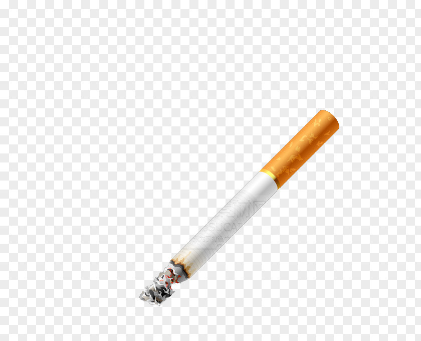 Lit Cigarette Tobacco Icon PNG
