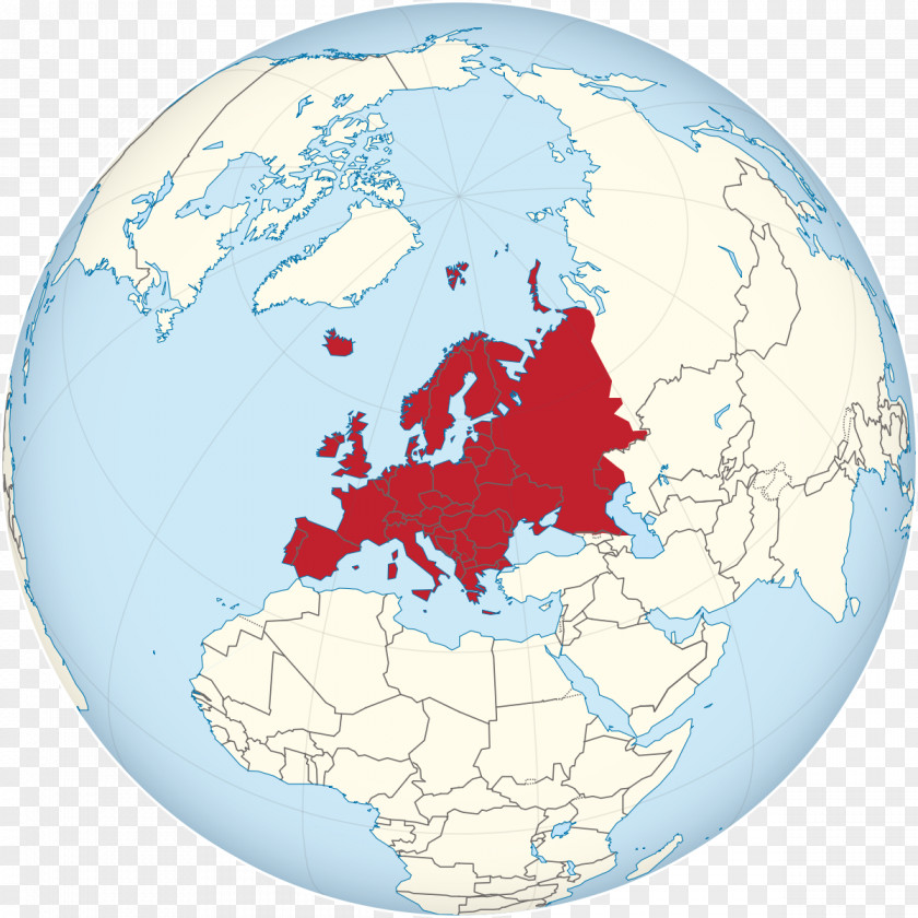Map Europe Globe World PNG