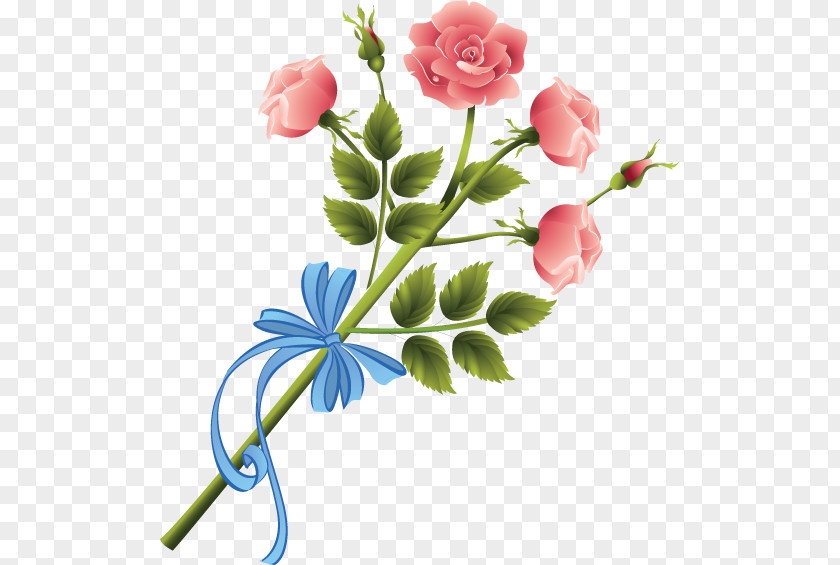 Peony Rose Garden Roses Cut Flowers Machine Embroidery PNG