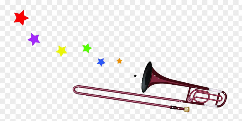 Trumpet Five-pointed Star Trombone Stock Illustration Photography PNG
