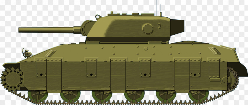 Heavy Tank Churchill Self-propelled Artillery Gun PNG