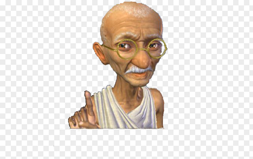 Mahatma Gandhi Civilization IV Gandhi/ What Do I Think Of Western Civilization? It Would Be A Very Good Idea. PNG