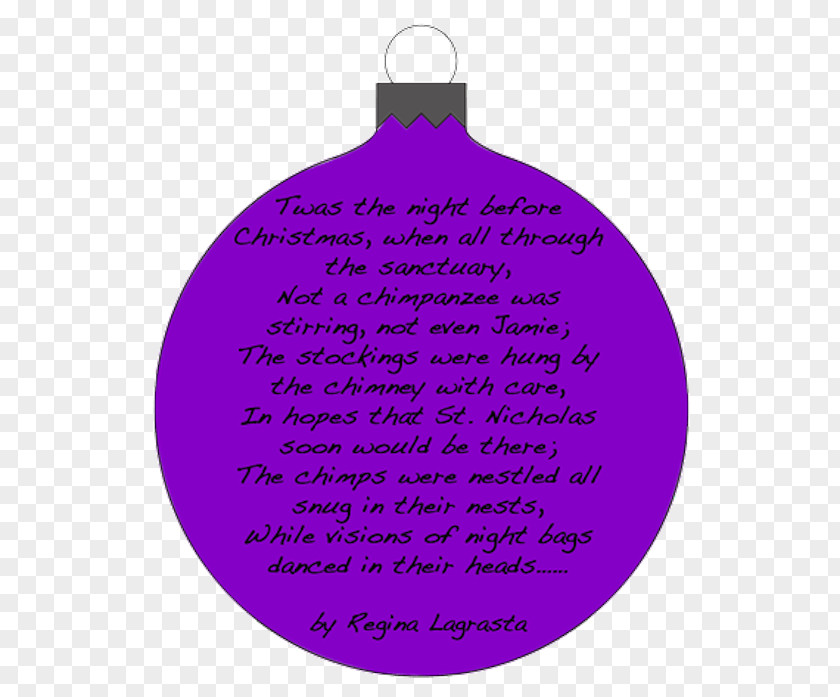 Regina Christmas Ornament Poetry Blog Child PNG