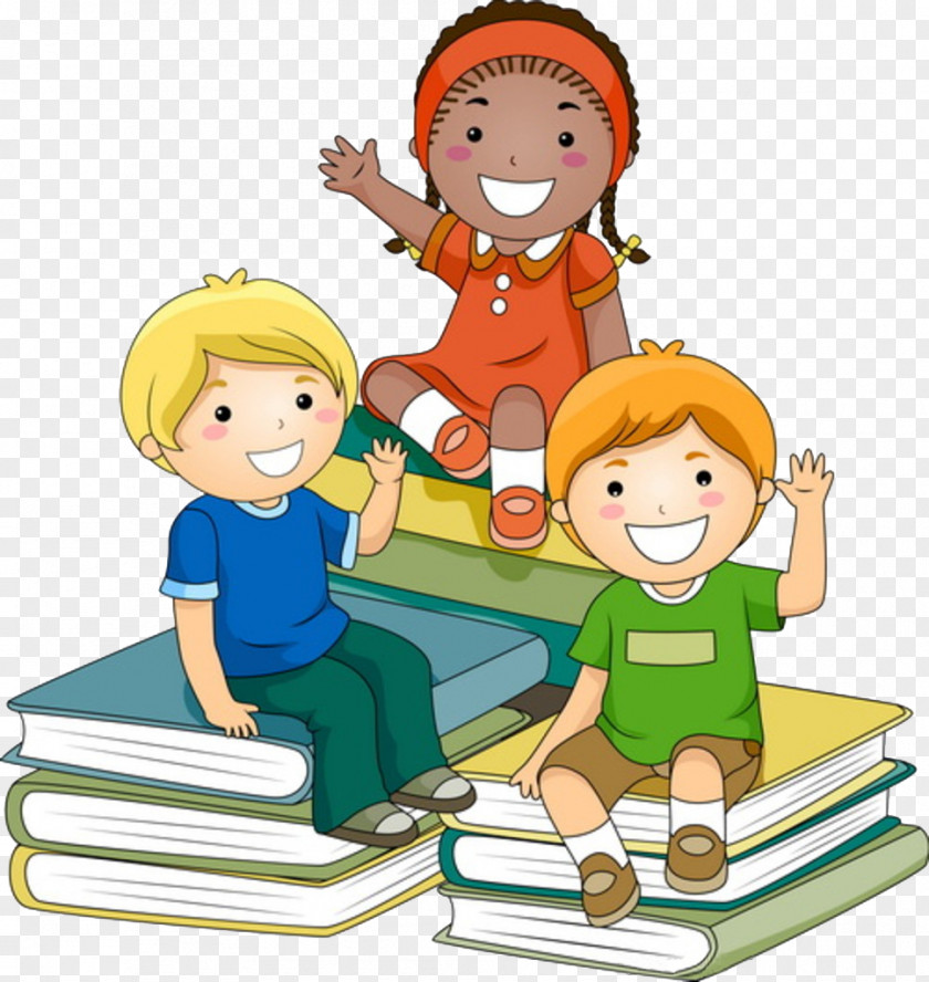 Three Children Child Learning Teacher Clip Art PNG