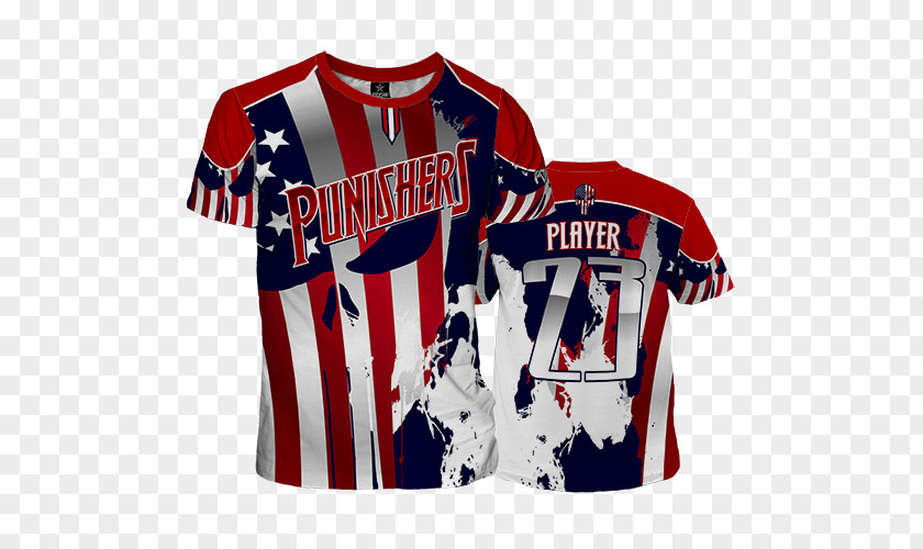 Unique Volleyball Designs USA T-shirt Sports Fan Jersey Punisher Baseball Uniform PNG
