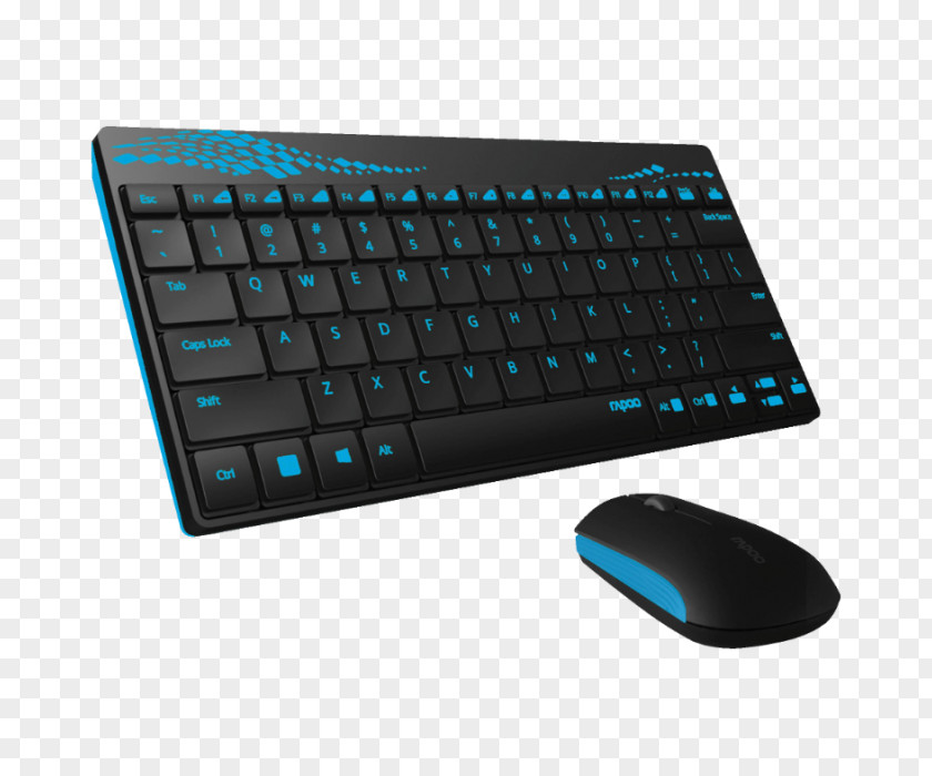 Computer Mouse Keyboard Wireless Rapoo PNG