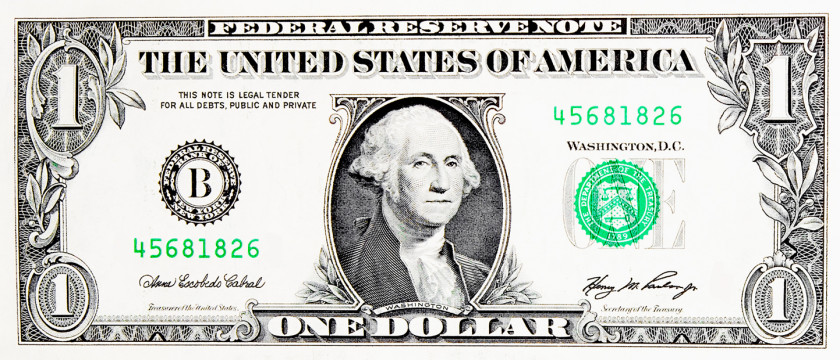 Dollar United States One-dollar Bill Banknote Five-dollar PNG