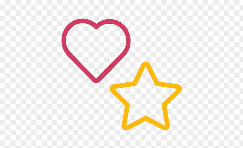 Heart Star Stock Photography PNG