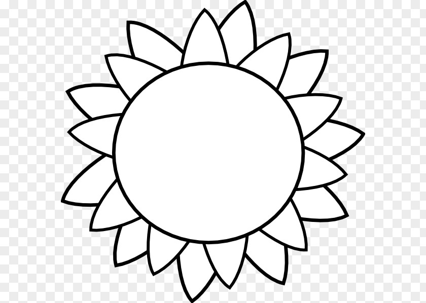 Sunflower Leaf Common Template Drawing Clip Art PNG