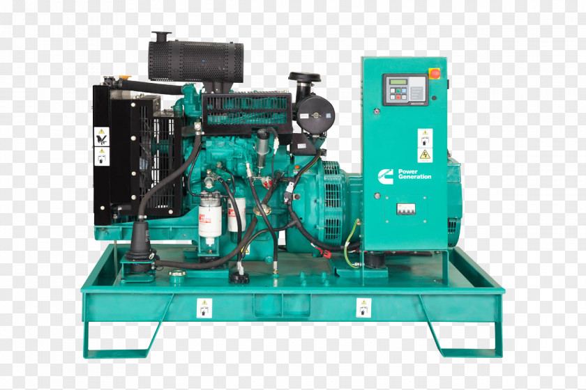Diesel Generator Electric Cummins Engine Engine-generator PNG