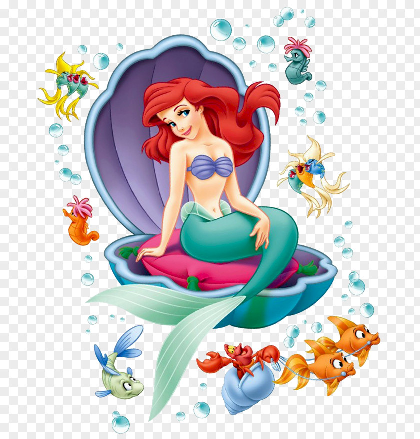 Disney Mermaid Cliparts Ariel Sebastian Princess Clip Art PNG
