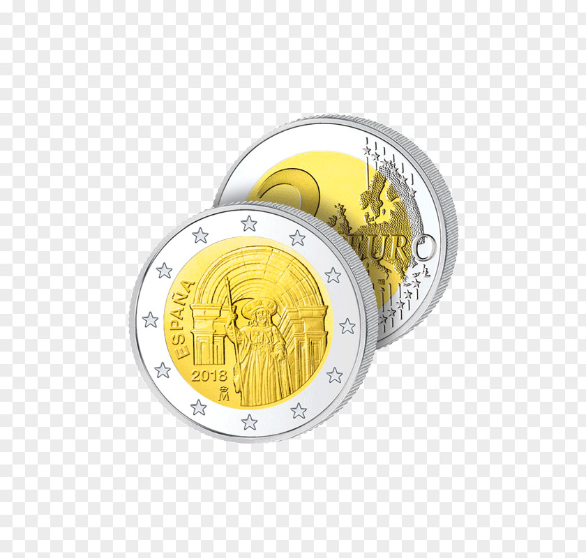 Euro 2 Coin Latvian Coins PNG