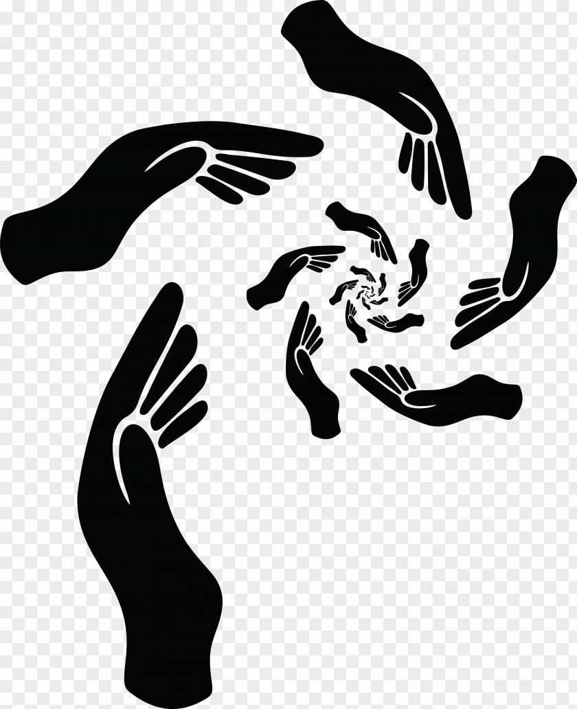 Hand Finger Image Silhouette PNG