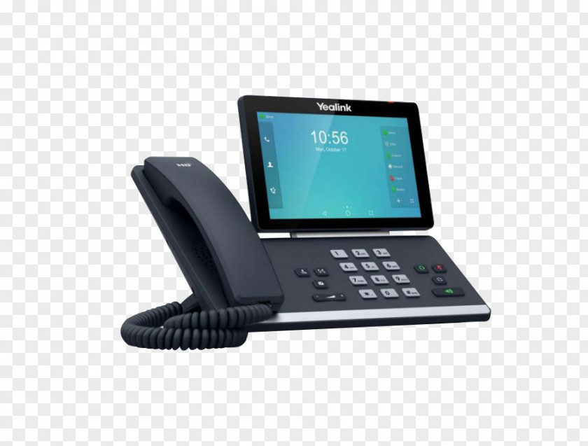 Smartphone Yealink SIP-T58V Ip Phone VoIP Mobile Phones Session Initiation Protocol Videotelephony PNG