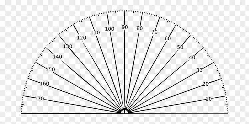Angle Protractor Semicircle Clip Art PNG
