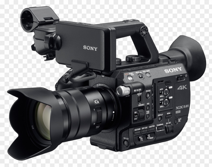 Camera Super 35 Sony XDCAM PXW-FS5 Digital Movie α PNG