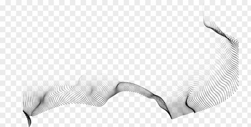 Vector Abstract Sound Wave Curve Picture Black And White Material PNG