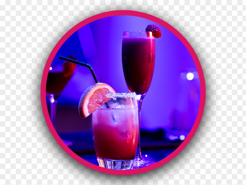 Drinks Night Cocktail Garnish Alcoholic Drink Purple PNG