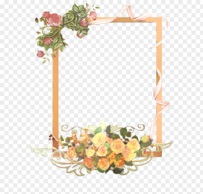 Picture Frame Plant Floral Design PNG