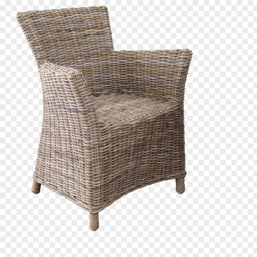 Rattan Wing Chair Furniture Wicker PNG