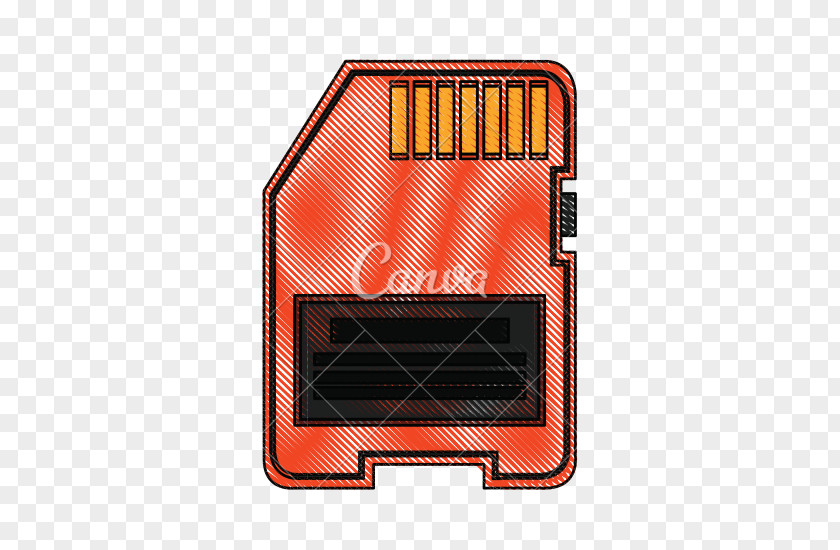 Sd Card Technology Telephony Pattern PNG