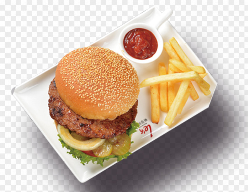 American Beef Burger French Fries Hamburger Fast Food Cheeseburger Buffalo PNG