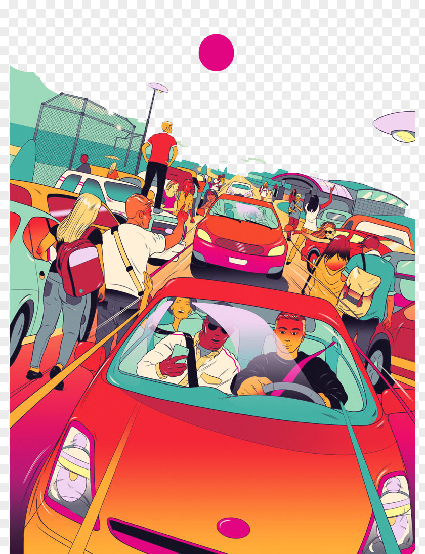 Car Pile Site PNG