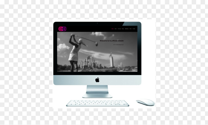 Golf Ladies European Tour Web Design Graphic PNG
