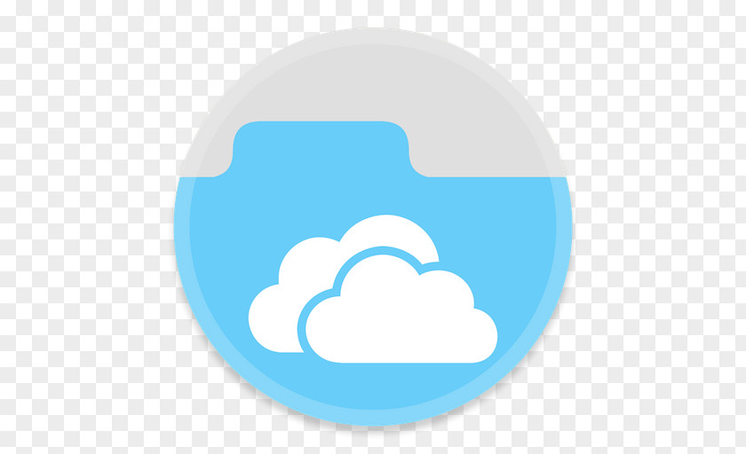 OneDrive Blue Sky Brand Aqua PNG