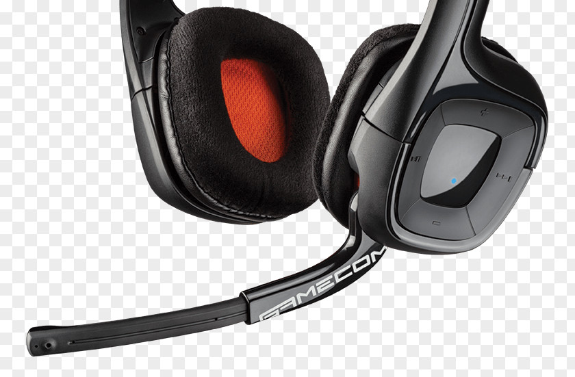 Playstation Plantronics GameCom 818 PlayStation Xbox 360 Wireless Headset Headphones Video Game PNG