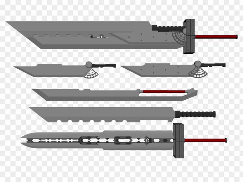 Sword Tsurugi Replica Weapon Final Fantasy VII PNG