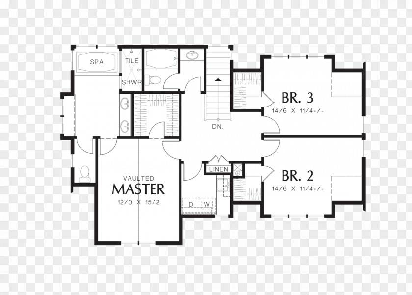Traditional House Floor Plan Architectural Square Foot PNG