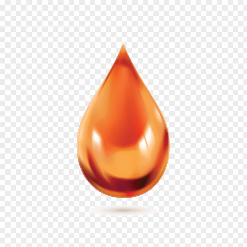 Drops Liquid Caramel Color Peach PNG