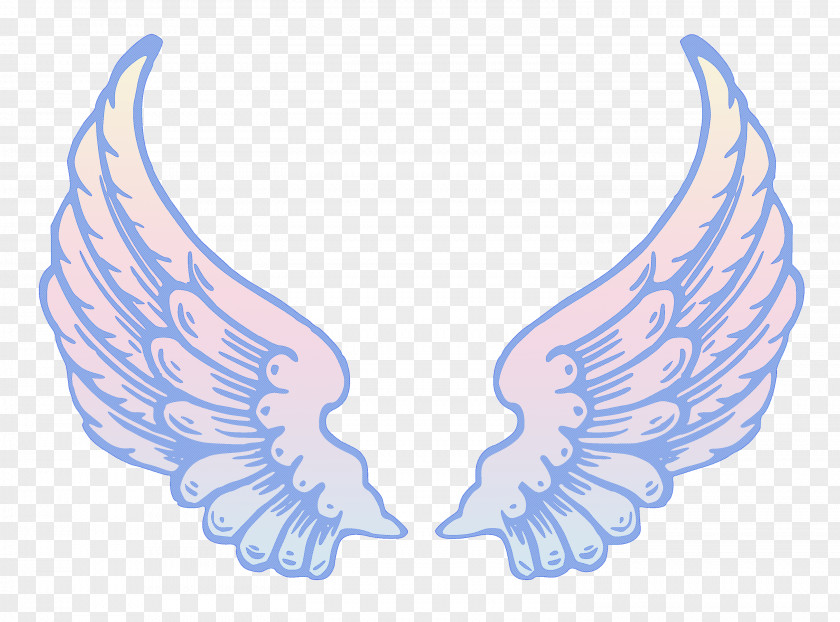 Feather Wing Angel Cartoon PNG
