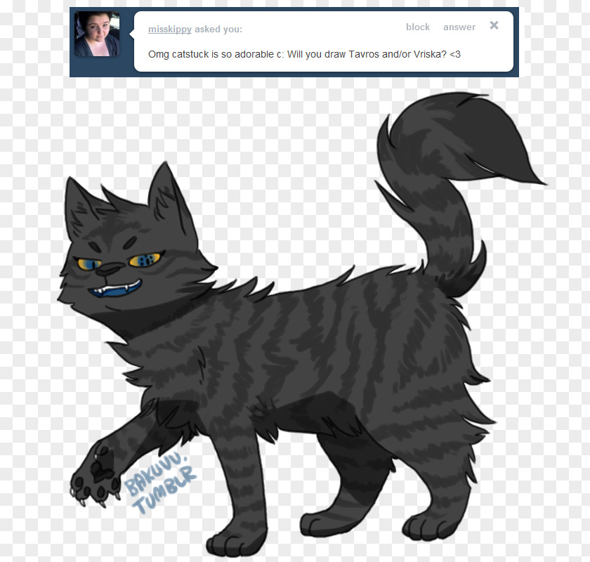 Hu Cat Black Whiskers DeviantArt PNG