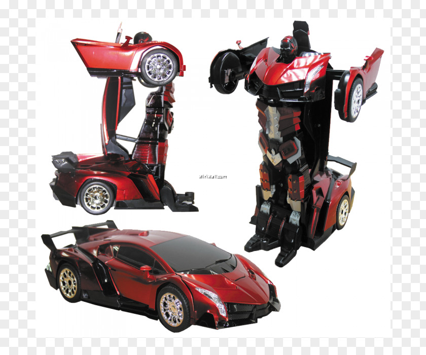 Lamborghini Aventador Sports Car Transformers Toy PNG