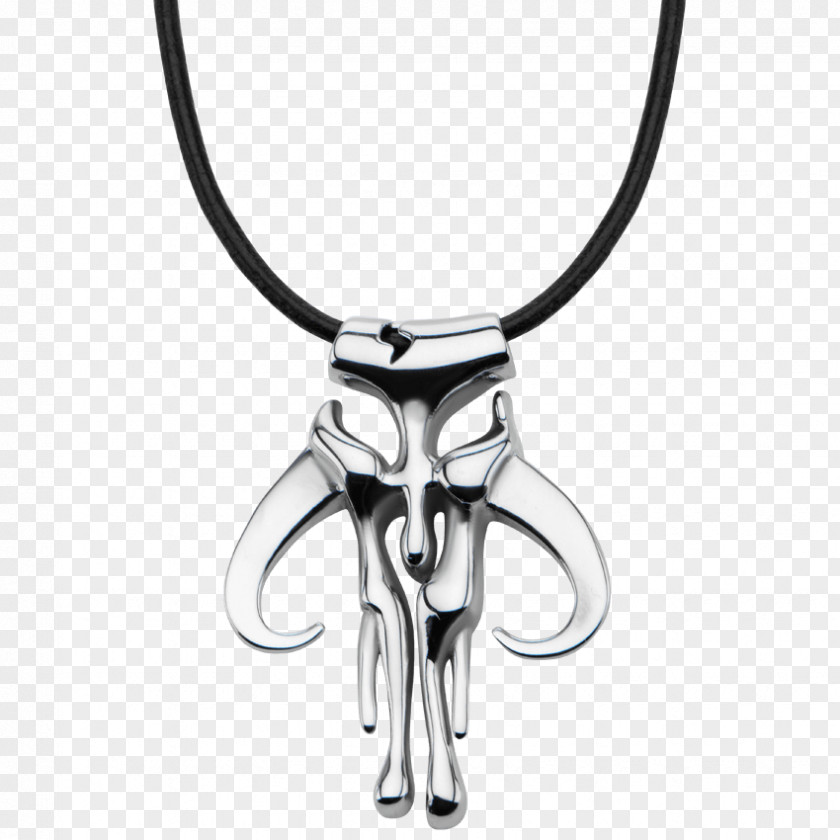 Necklace Boba Fett Anakin Skywalker Mandalorian Charms & Pendants PNG
