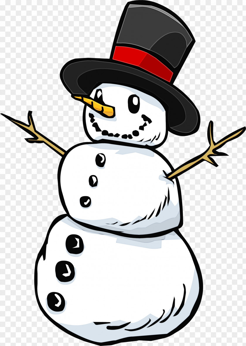 Cartoon Snowman PNG