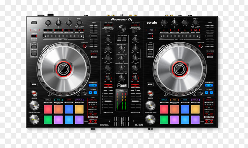 DJ Controller Pioneer DDJ-SR Disc Jockey Audio Mixers PNG