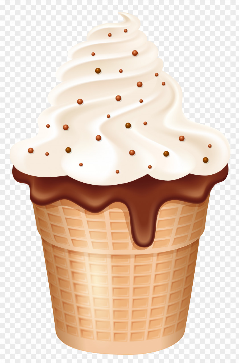 Ice Cream Cup Cornet Picture Cone Sundae Chocolate PNG