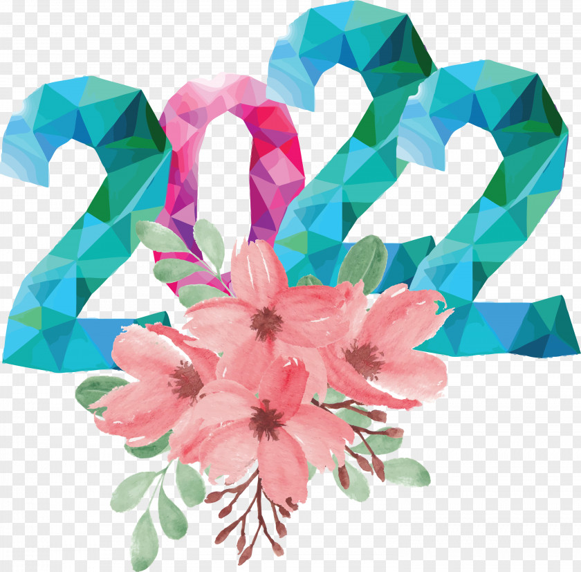 Number 2022 Design PNG