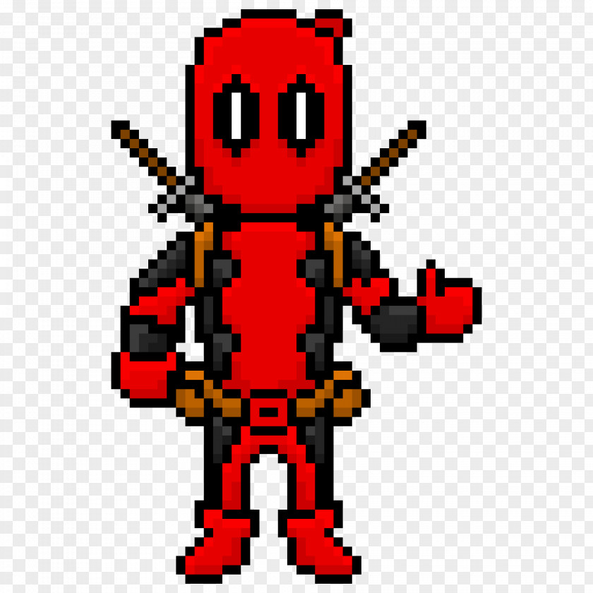 Pixel Art Pokemon Lugia Deadpool Image PNG