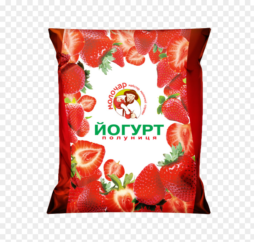 Strawberry Yogurt Milk Yoghurt Dairy Products Food PNG
