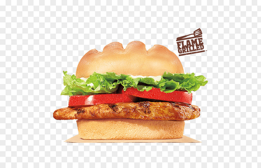 Burger King Whopper Grilled Chicken Sandwiches Cheeseburger Fast Food PNG