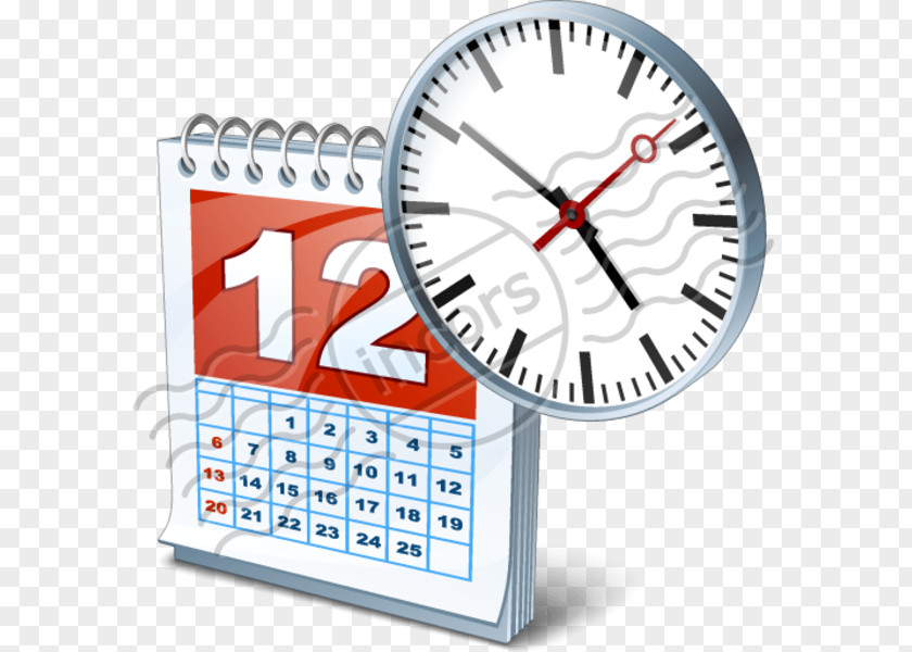 Date Time Calendar Zone Information PNG