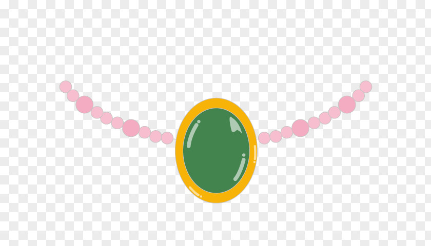 Oval Smile Green Circle PNG